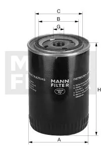 ML1005=GP3600, Filtro De Aceite De Engrase Ford # Ml1005